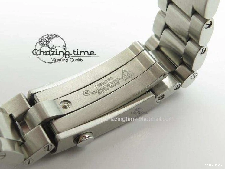 0119 Planet Ocean GMT 42mm V6F Best Edition Black Dial Silver Markers On SS Bracelet A Casual 8273